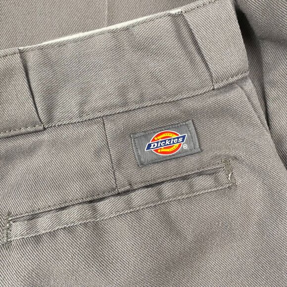 Dickies Men's Work Pants 38x30 Flex Work Gray Cotton Blend for Work or Skate - Picture 6 of 7